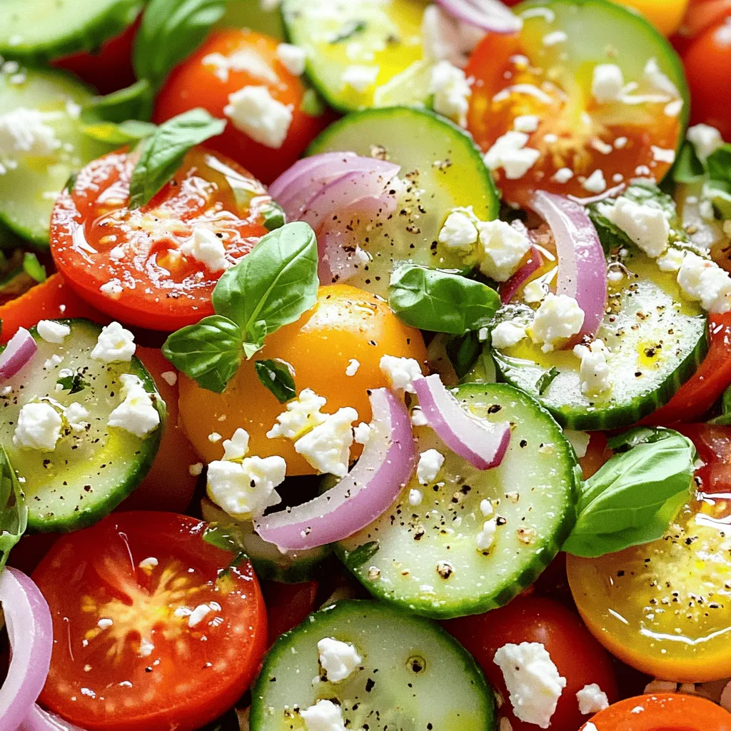 Fresh Tomato Cucumber Salad Vibrant and Easy Recipe