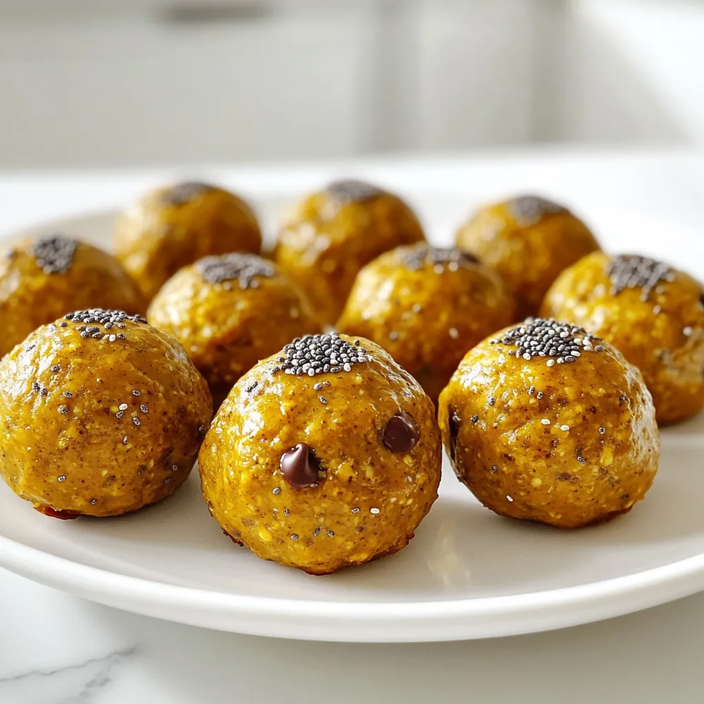 Pumpkin Spice Energy Bites Simple and Tasty Recipe