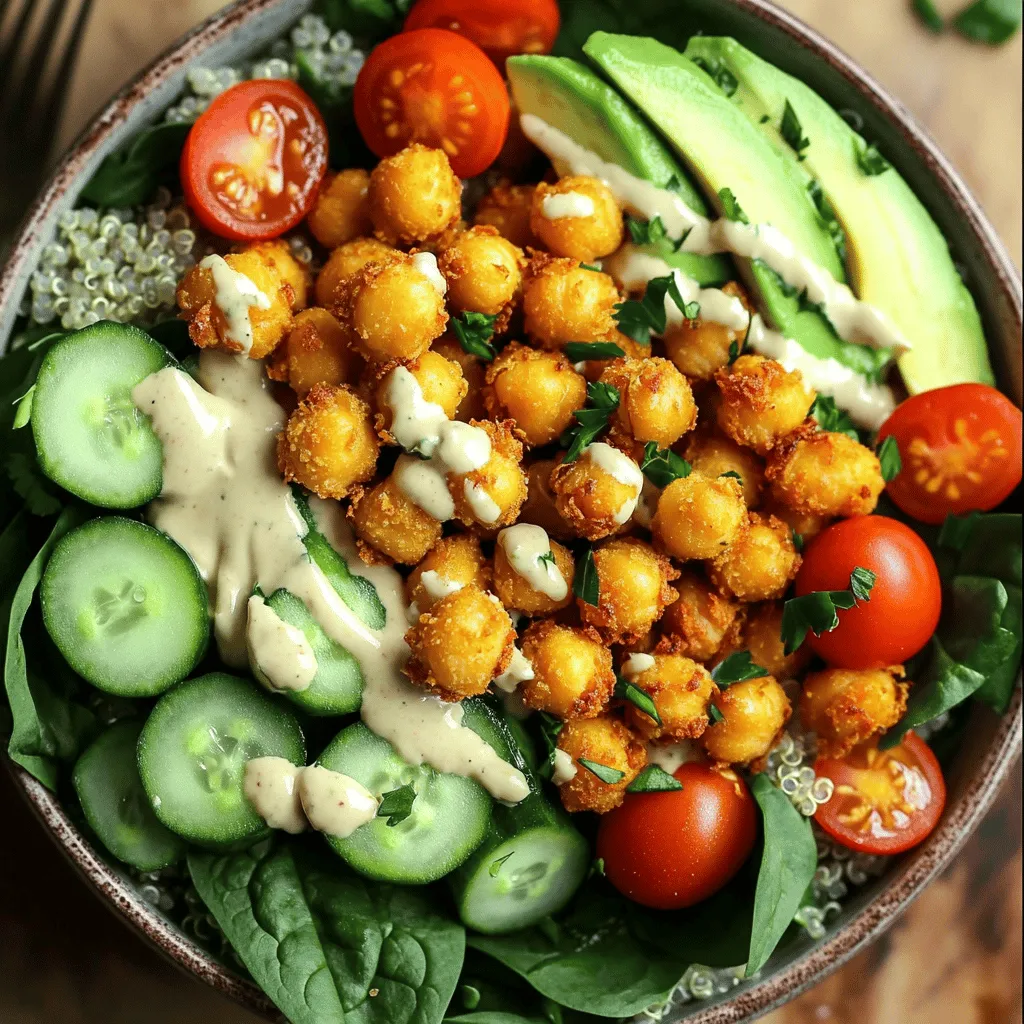 Crispy Chickpea Buddha Bowl Nourishing and Simple Meal