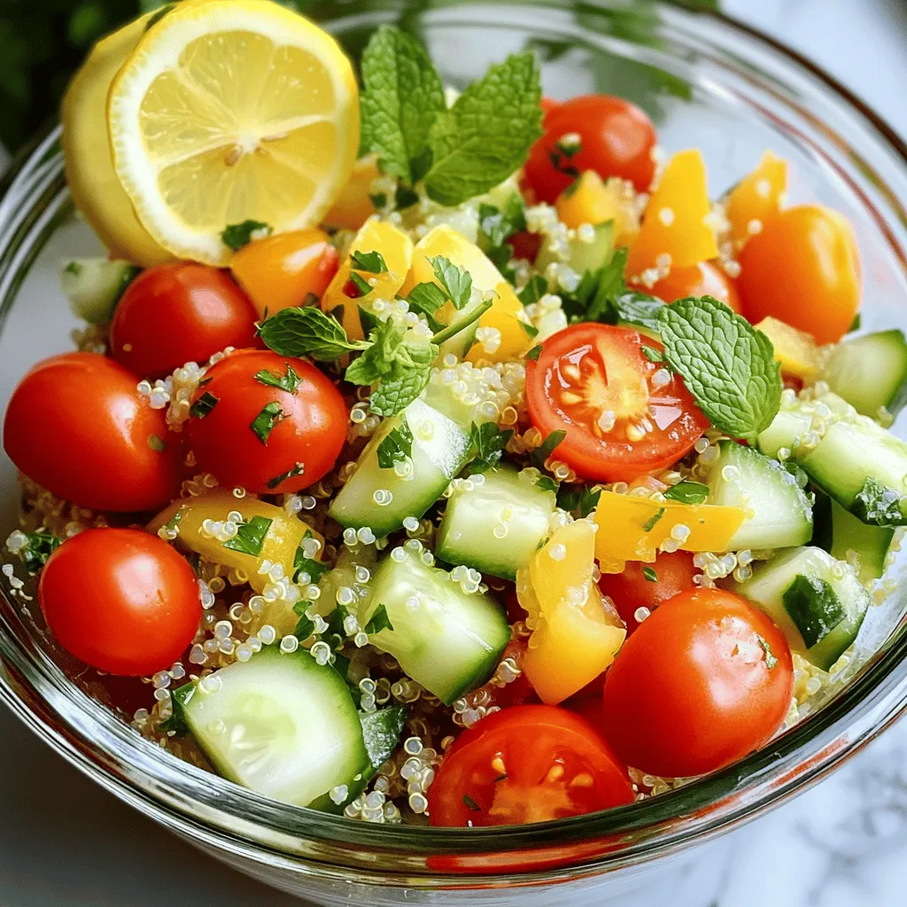 Lemon Herb Quinoa Salad Fresh and Flavorful Dish