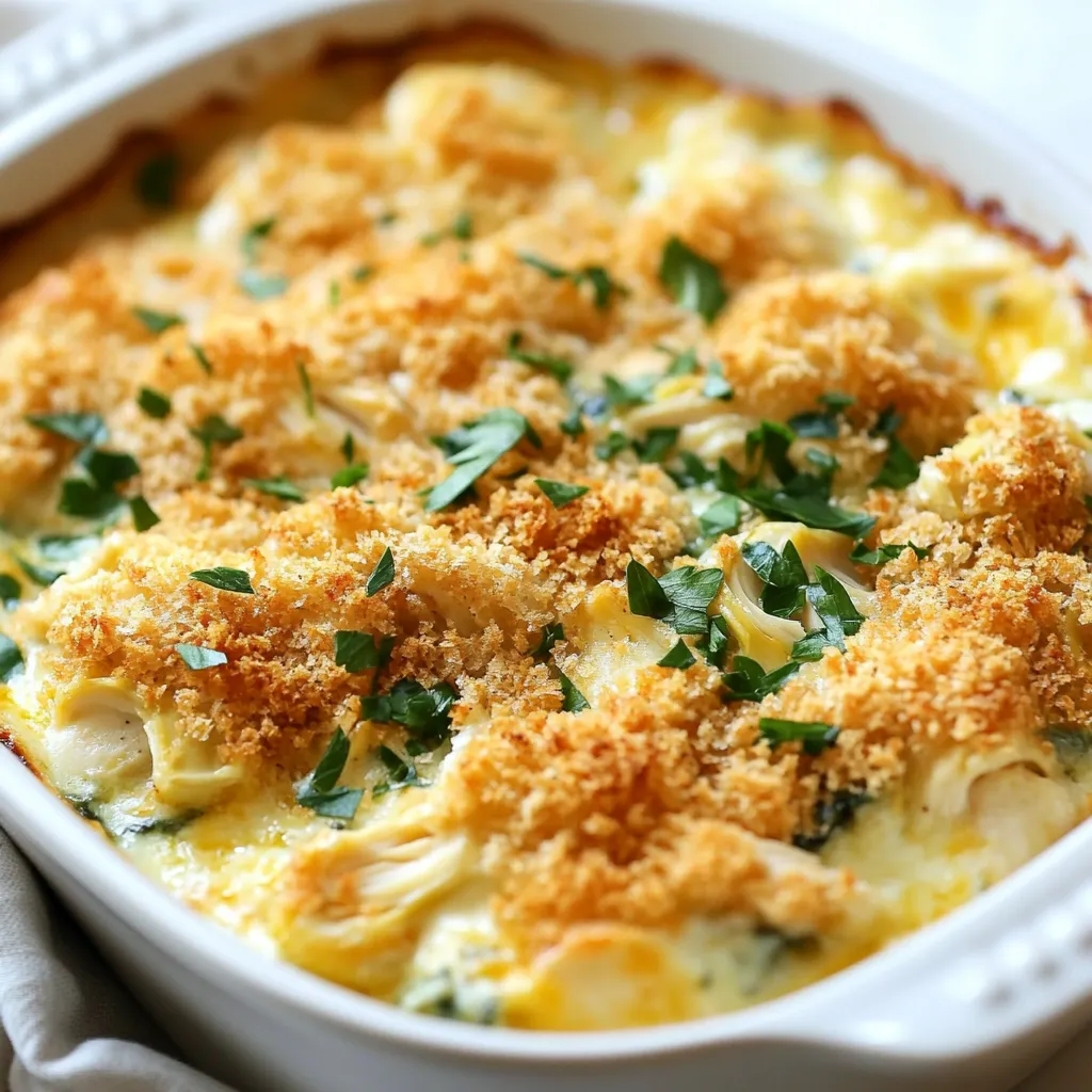 Savory Spinach Artichoke Chicken Casserole Recipe