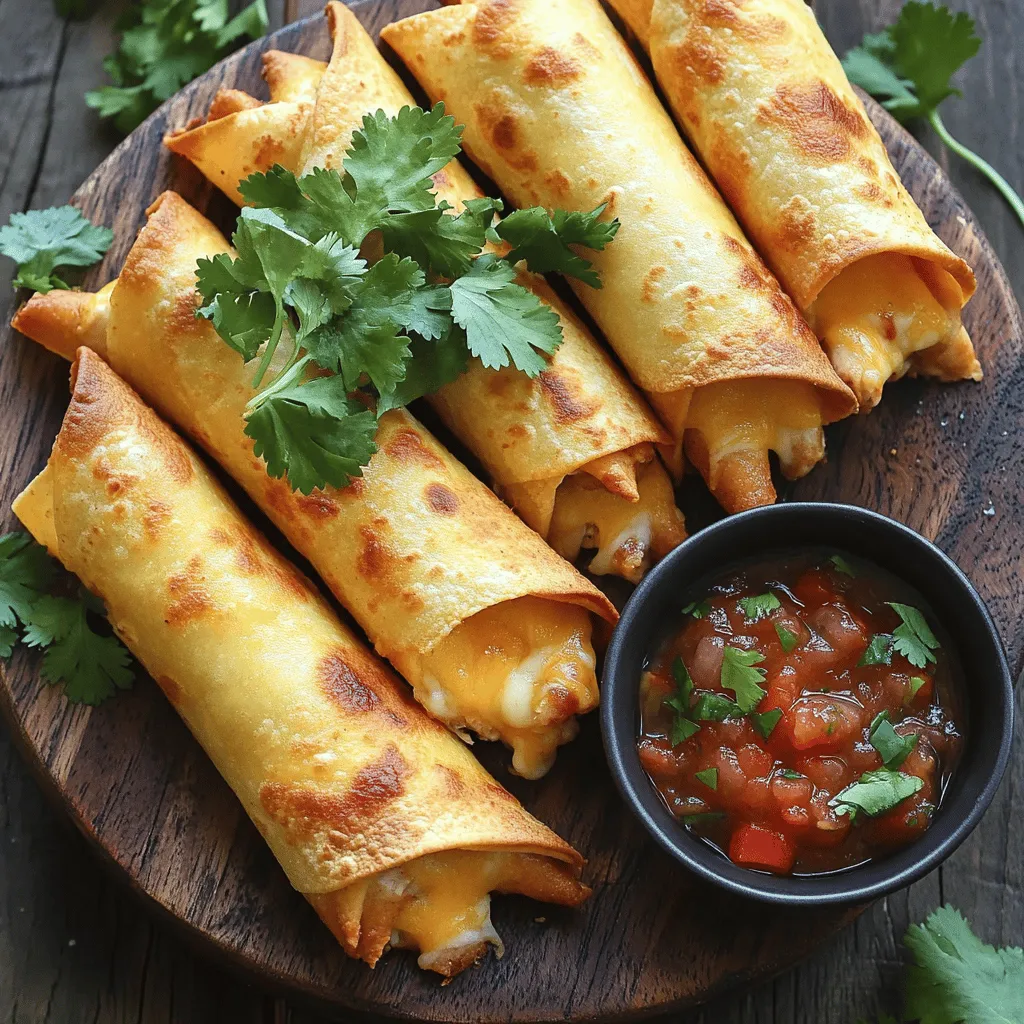 Oven Baked Chicken Taquitos Flavorful and Easy Meal