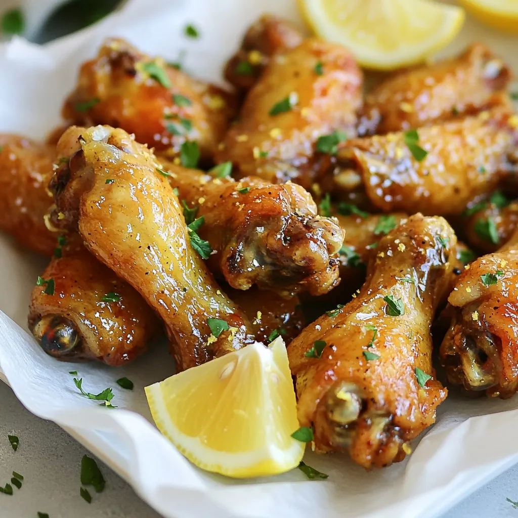 Crispy Lemon Pepper Wings Flavorful and Easy Recipe