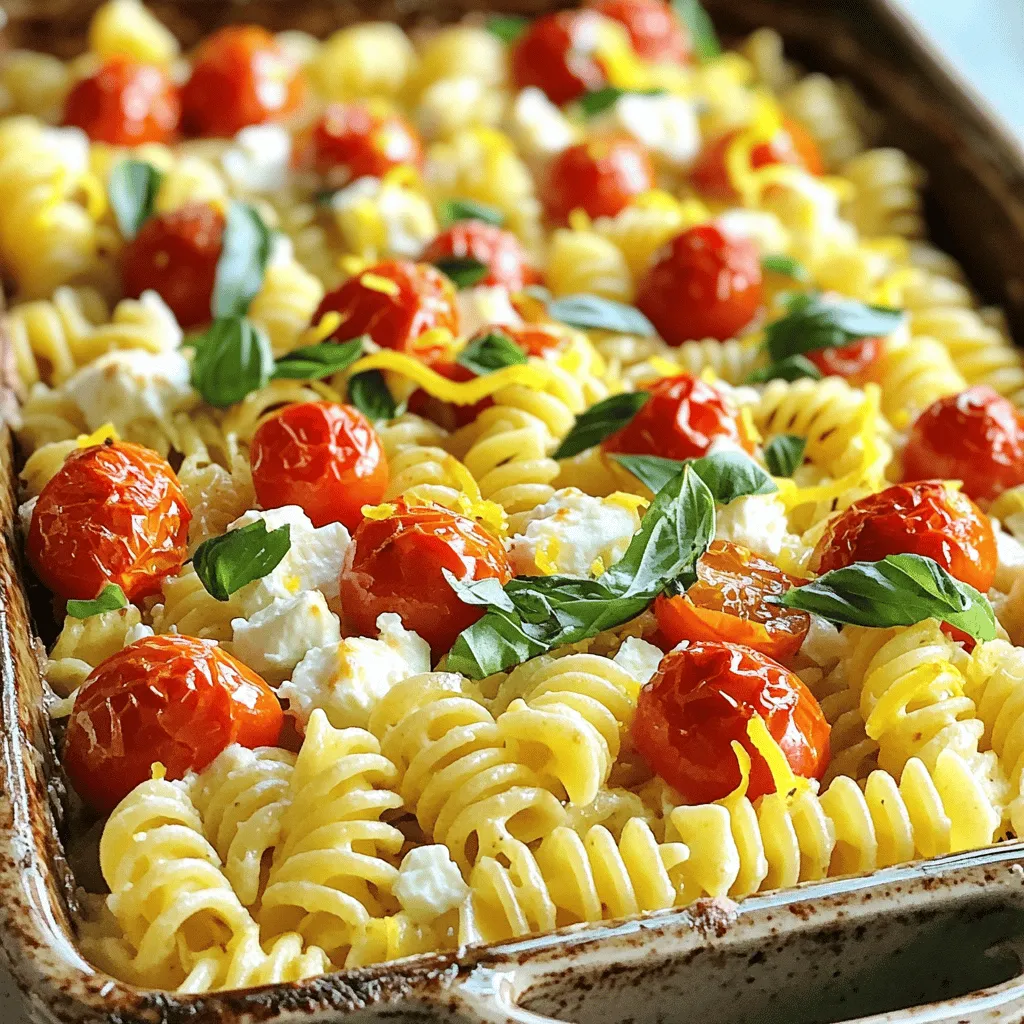Baked Feta Pasta with Tomatoes Easy and Flavorful Dish