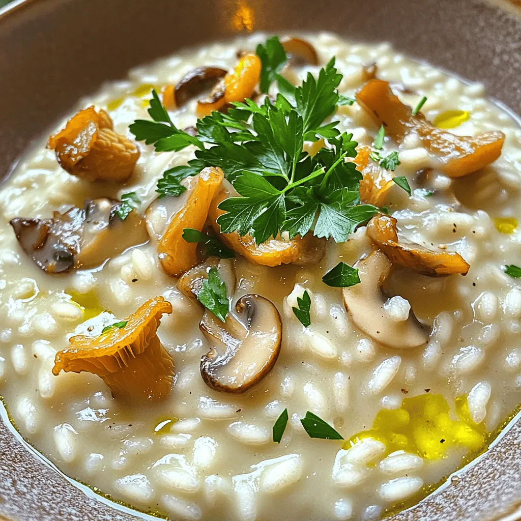Creamy Mushroom Risotto Simple and Savory Delight