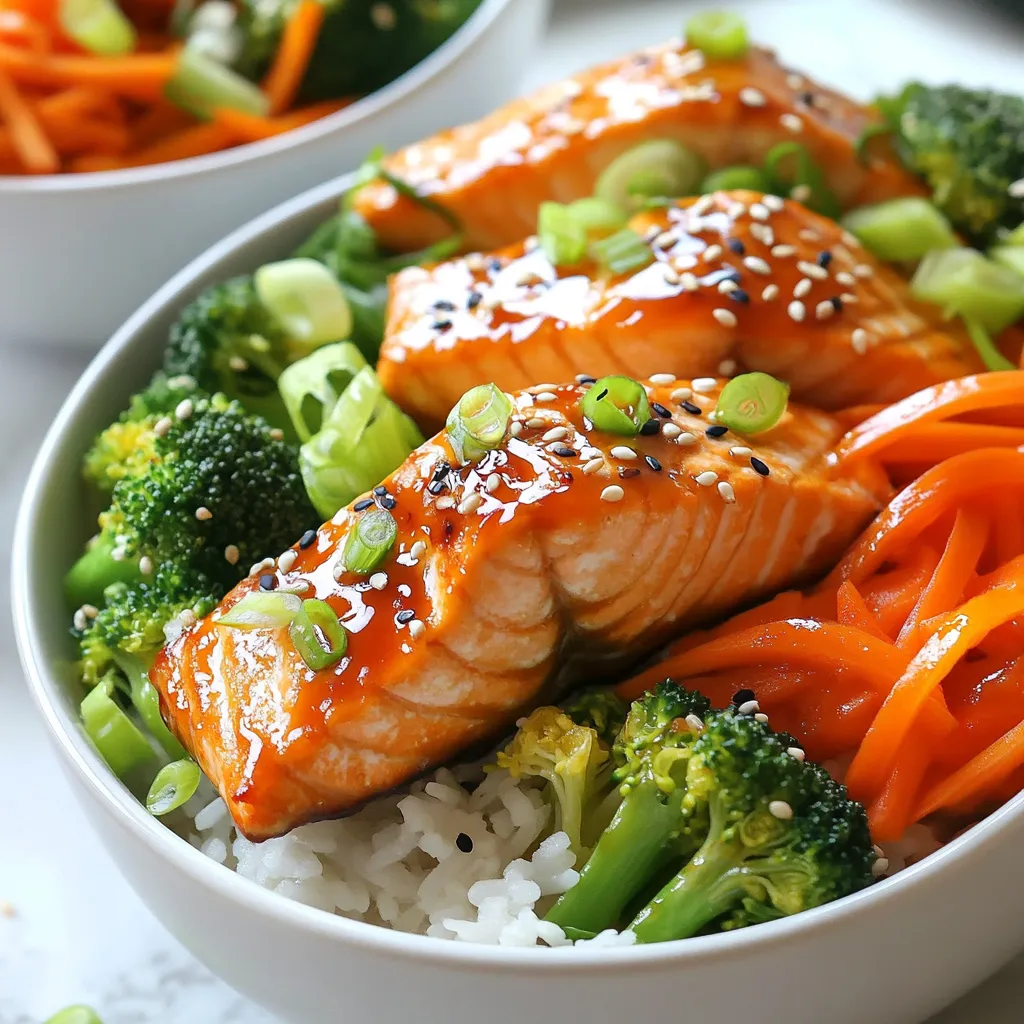 Teriyaki Salmon Bowls Fresh and Flavorful Meal Idea