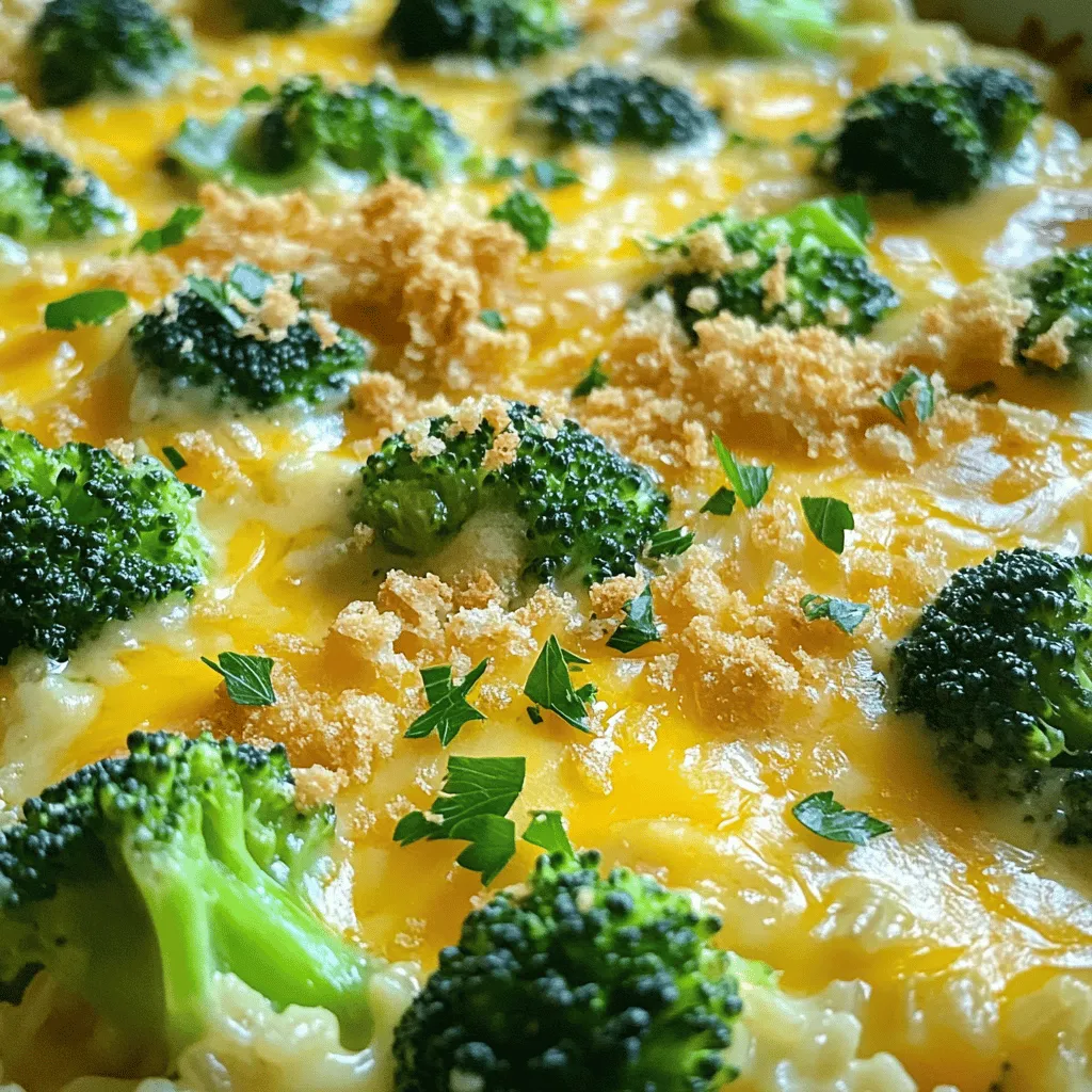 Cheesy Broccoli Rice Casserole Simple and Delicious Dish