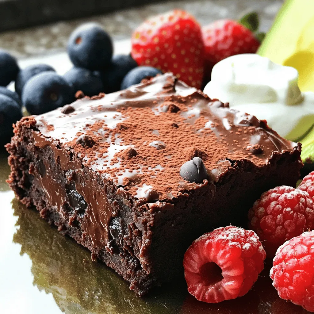 Healthy Chocolate Avocado Brownies Rich and Simple Treat