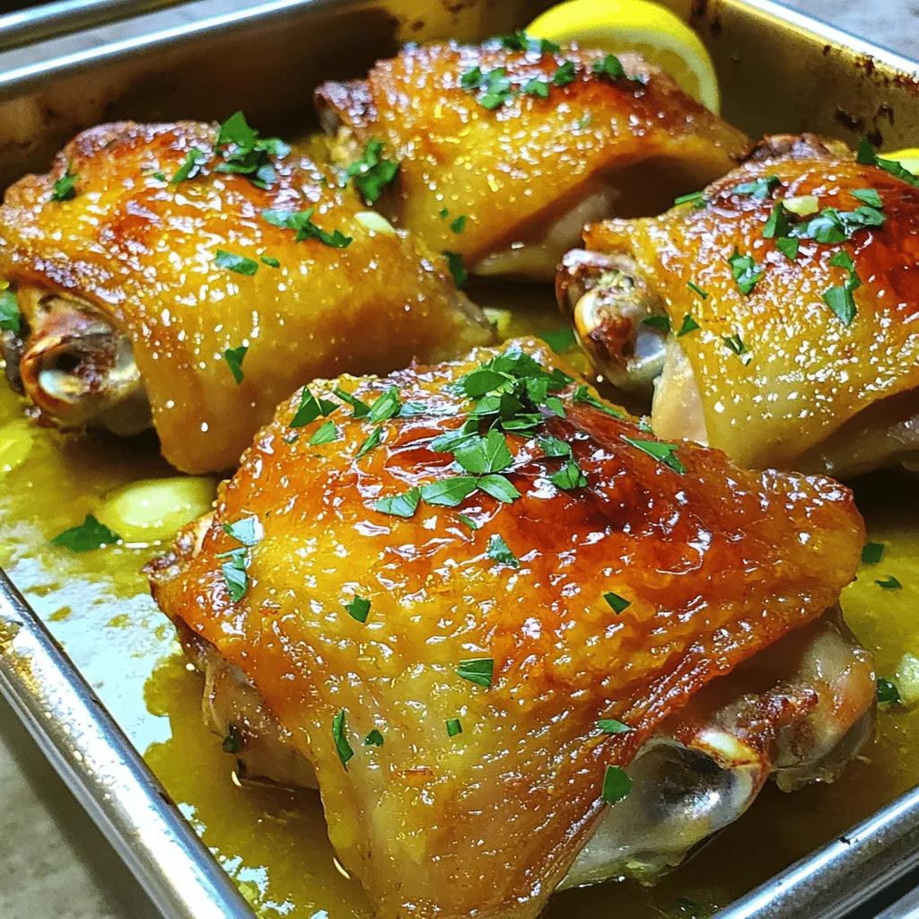 2. Lemon Garlic Roasted Chicken Flavorful and Simple Meal