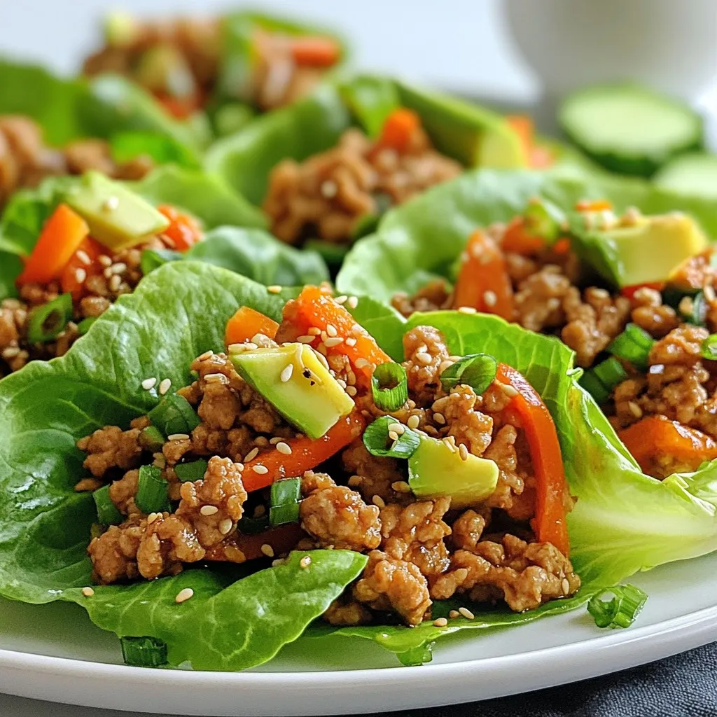 Teriyaki Chicken Lettuce Wraps Flavorful and Easy Dish