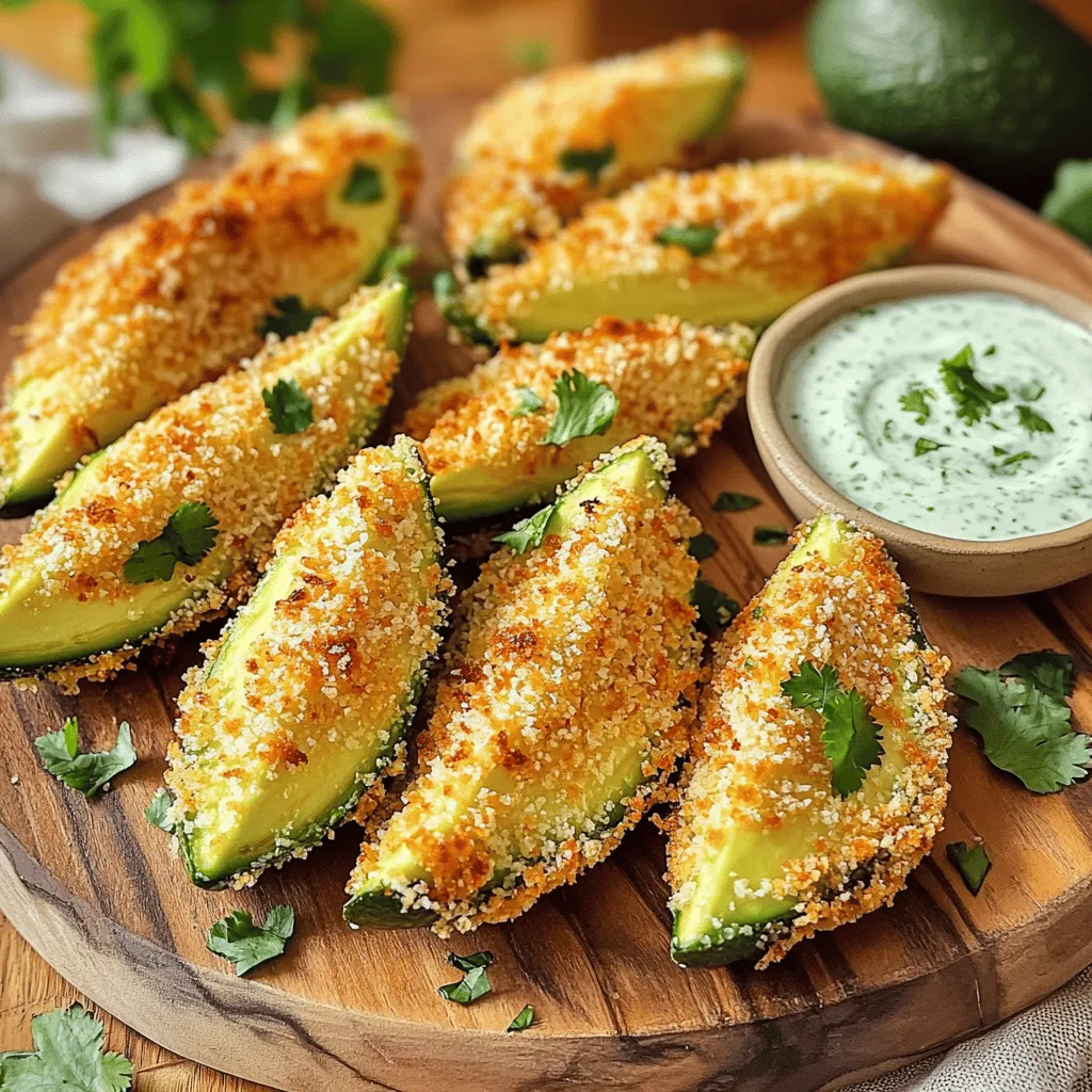 Crispy Air Fryer Avocado Fries Quick and Easy Recipe