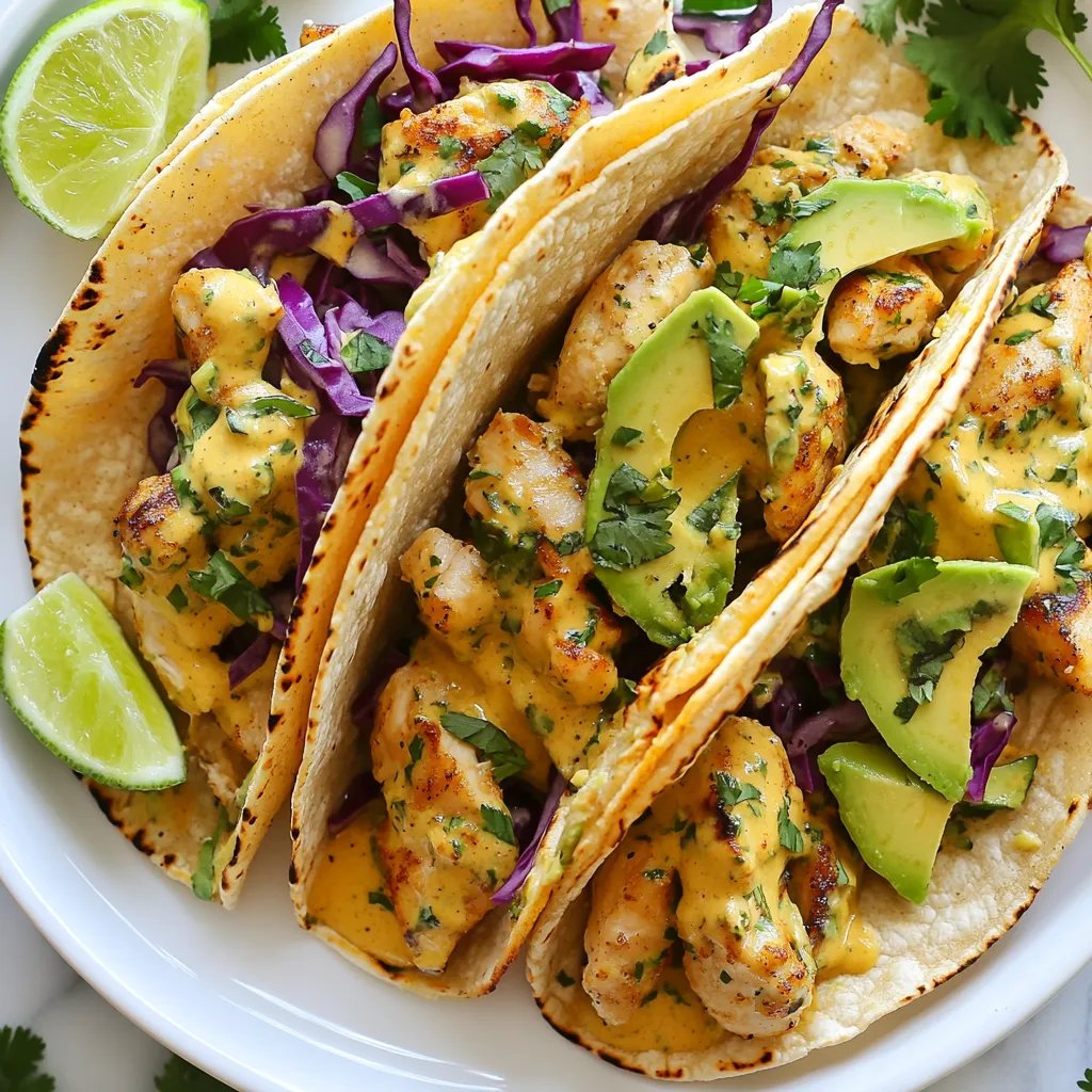 Coconut Lime Chicken Tacos Bold and Flavorful Meal