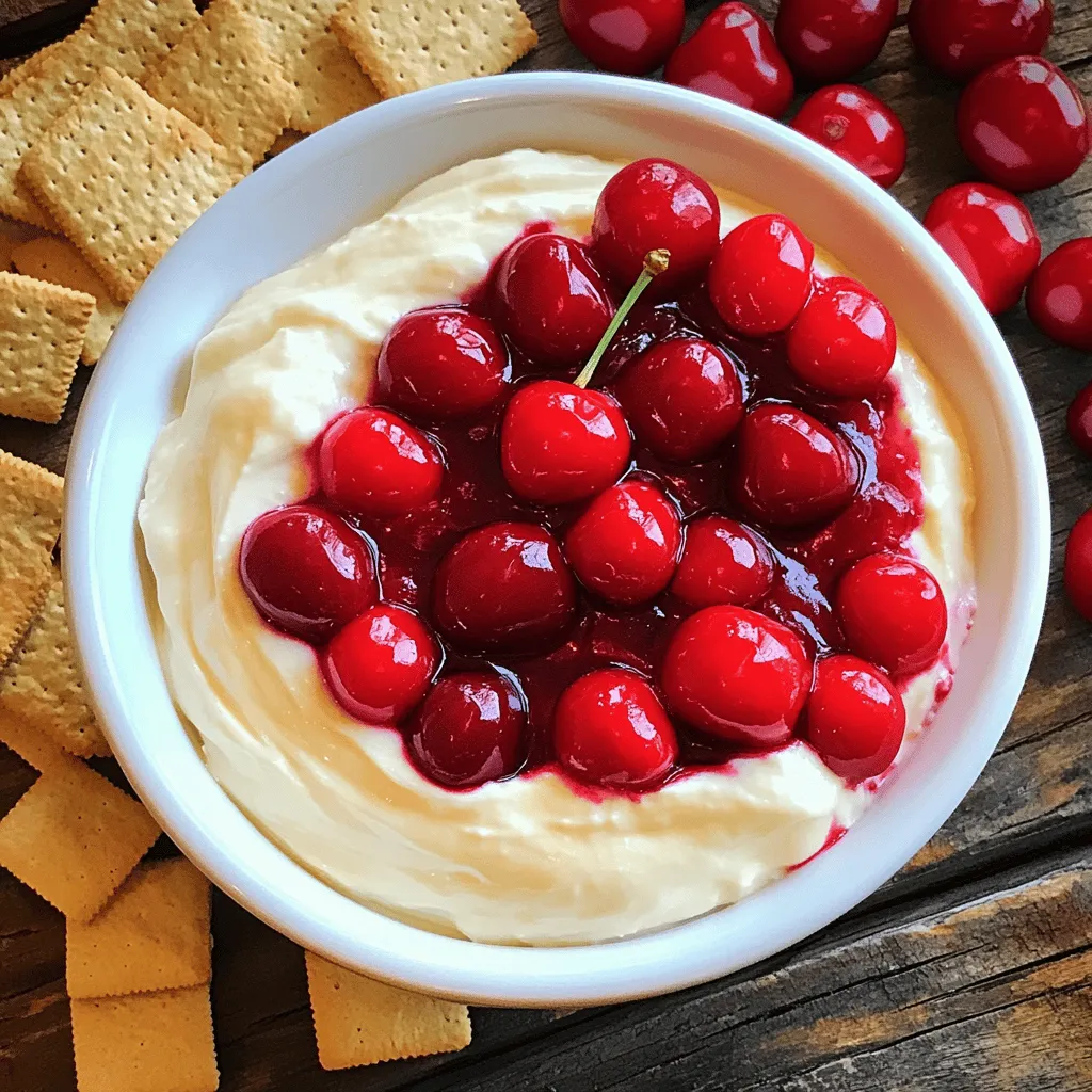 Cherry Cheesecake Dip Delightful and Easy Recipe