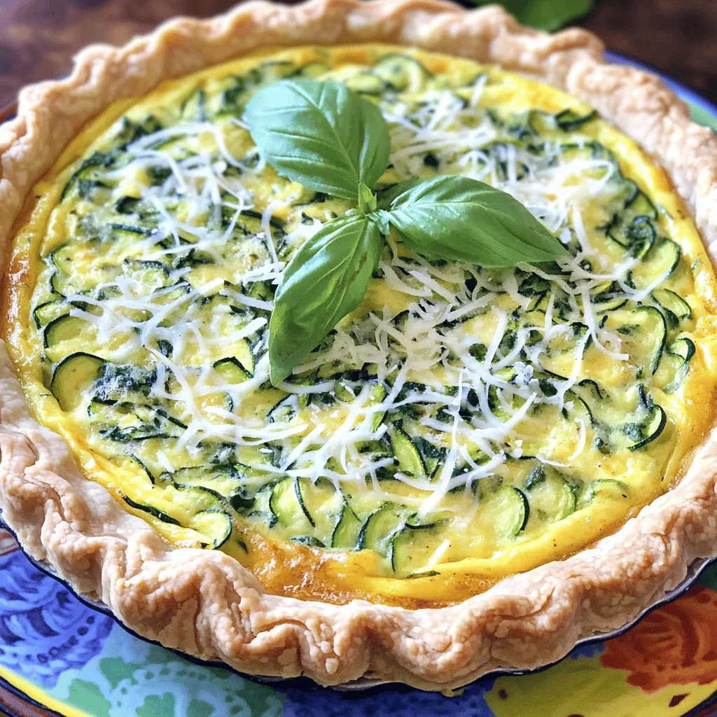 Zucchini Spinach Quiche Flavorful and Nutritious Meal