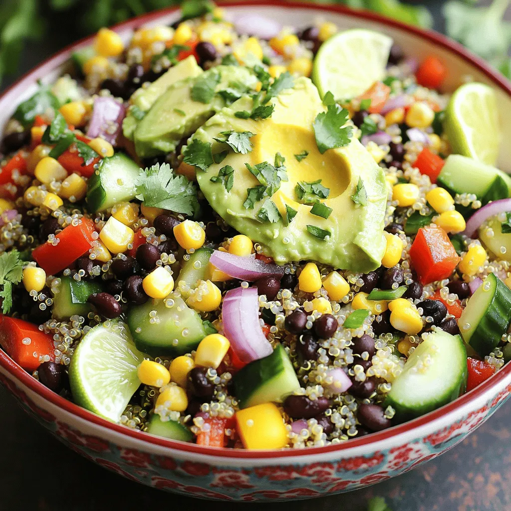 Southwest Quinoa Salad Fresh and Flavorful Delight