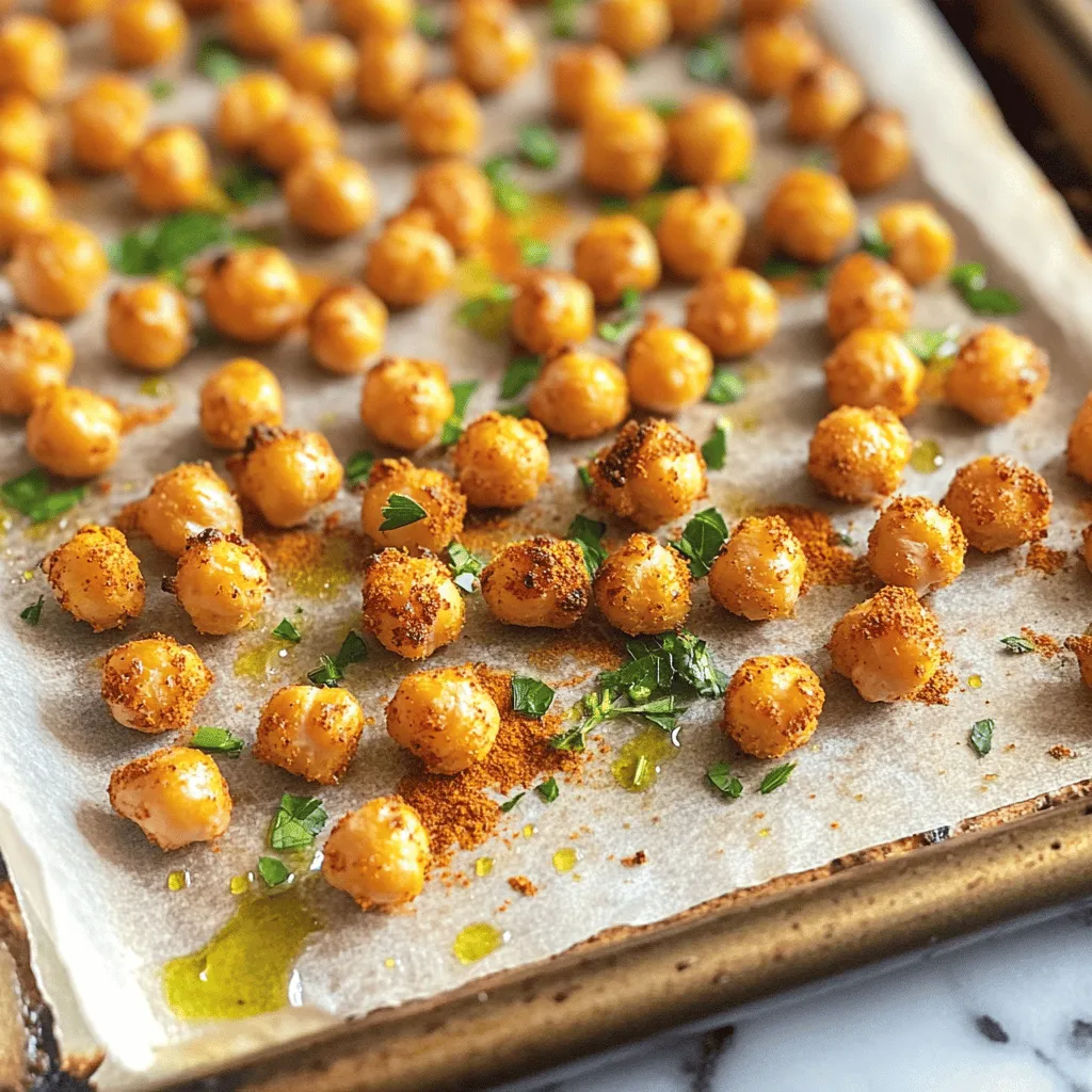 Crispy Roasted Chickpeas Healthy and Easy Snack Recipe