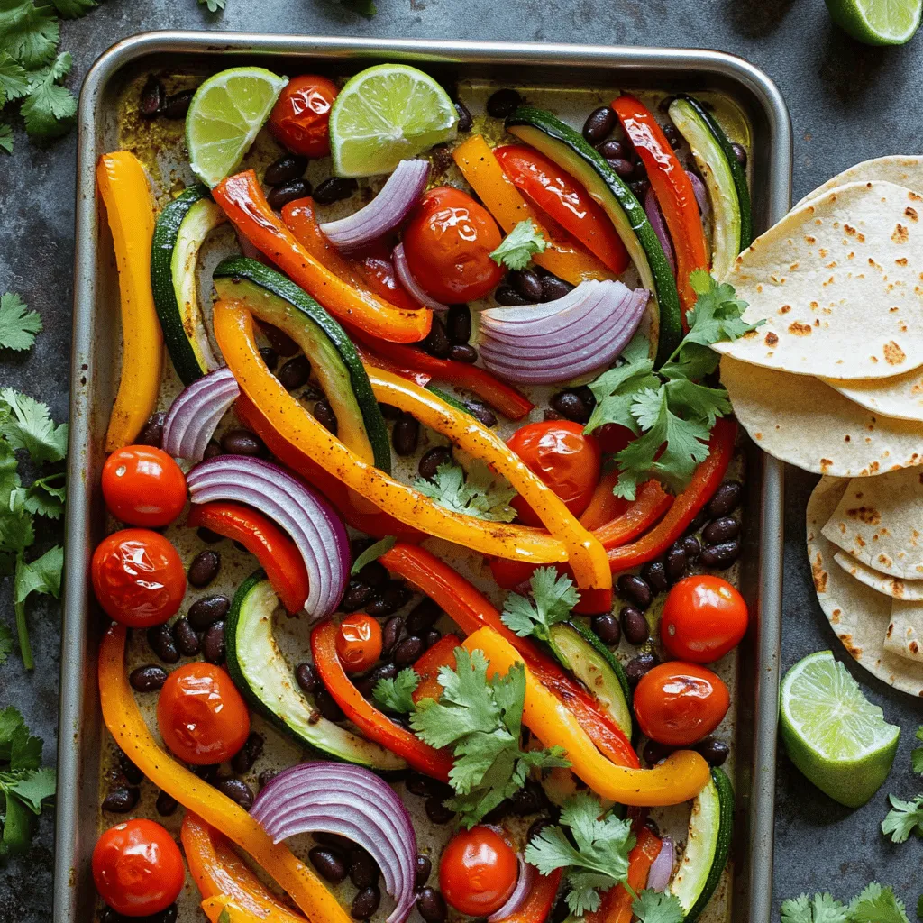 Fajita Veggie Sheet Pan Flavor Packed Delight