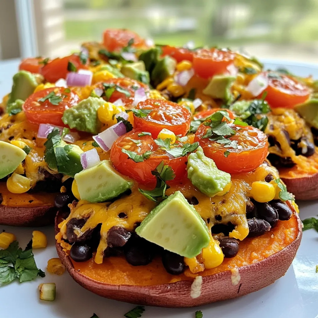 Loaded Sweet Potato Nachos Crunchy and Flavorful Delight