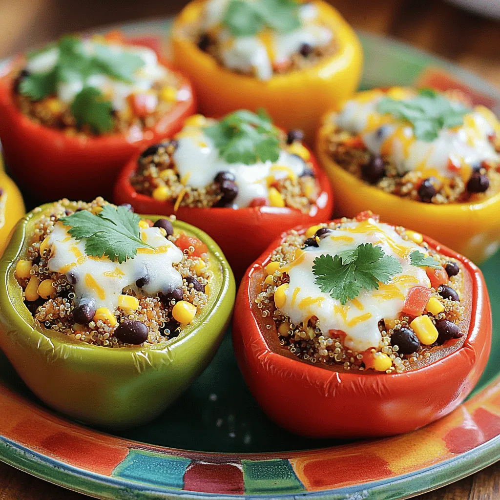 Vegetarian Stuffed Peppers Flavorful and Easy Recipe