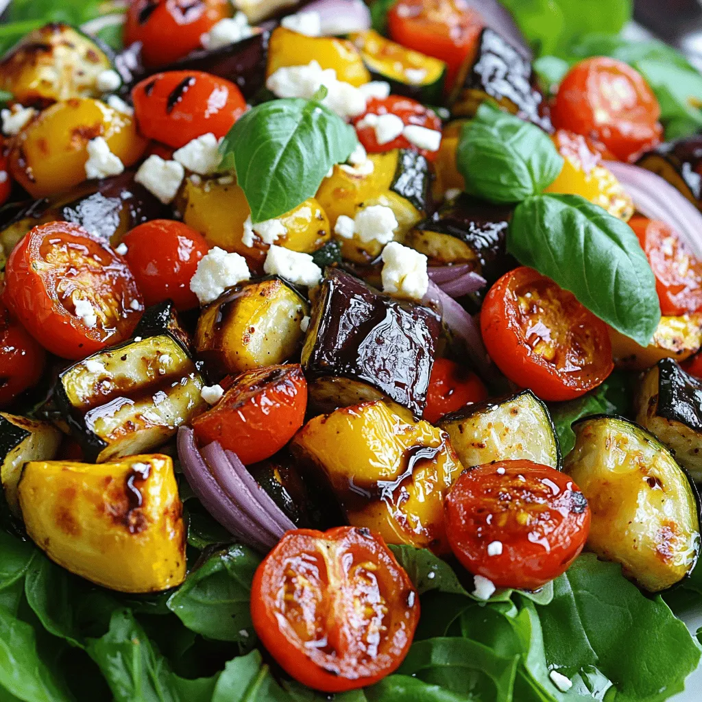 Balsamic Roasted Vegetable Salad Flavorful and Fresh