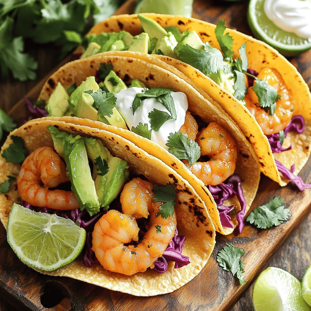 Cilantro Lime Shrimp Tacos Fresh and Flavorful Dish