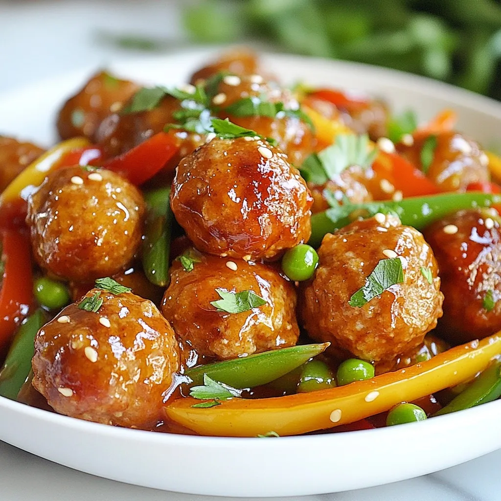 Honey Garlic Meatball Skillet Easy and Hearty Meal