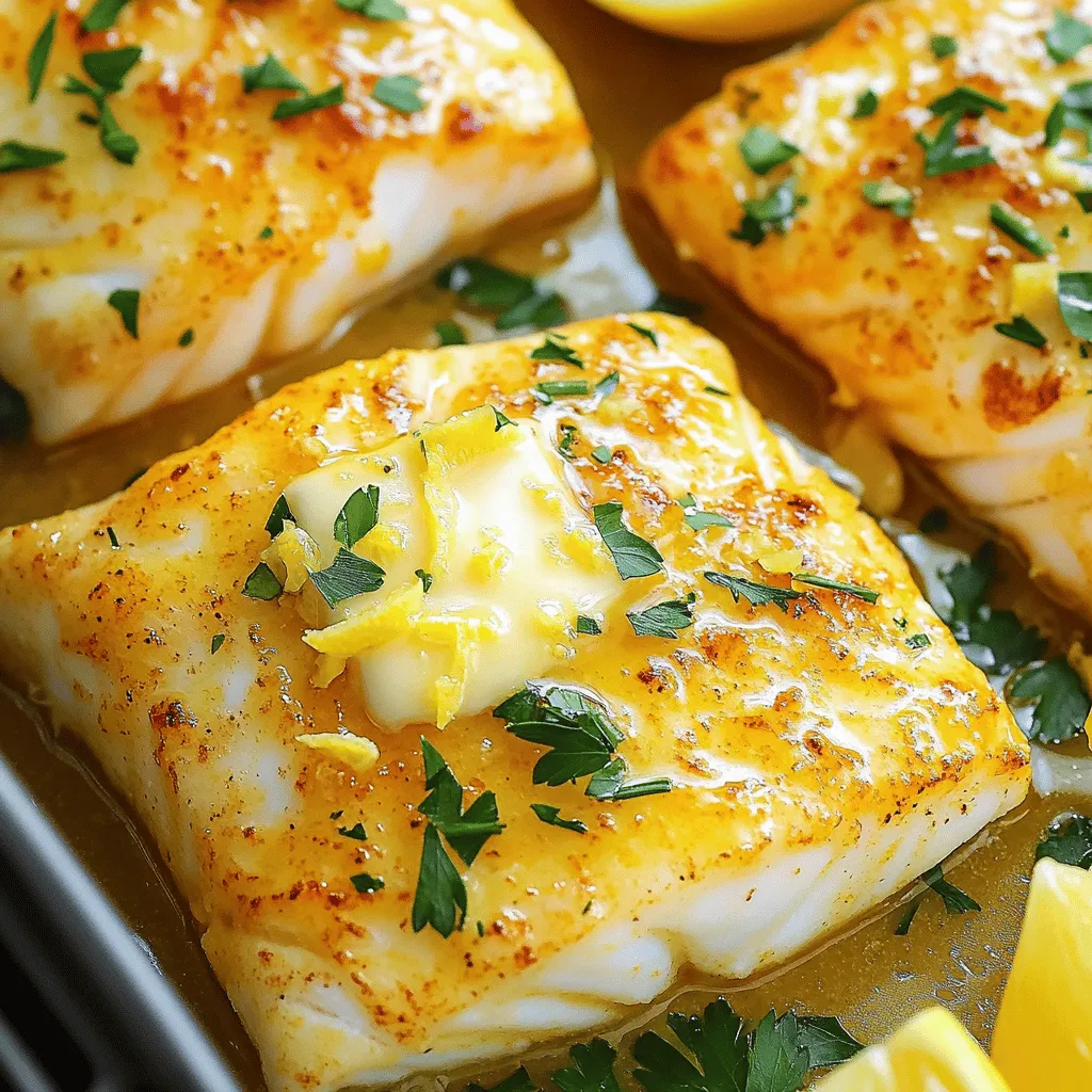 Air Fryer Lemon Garlic Butter Cod Quick and Simple Recipe