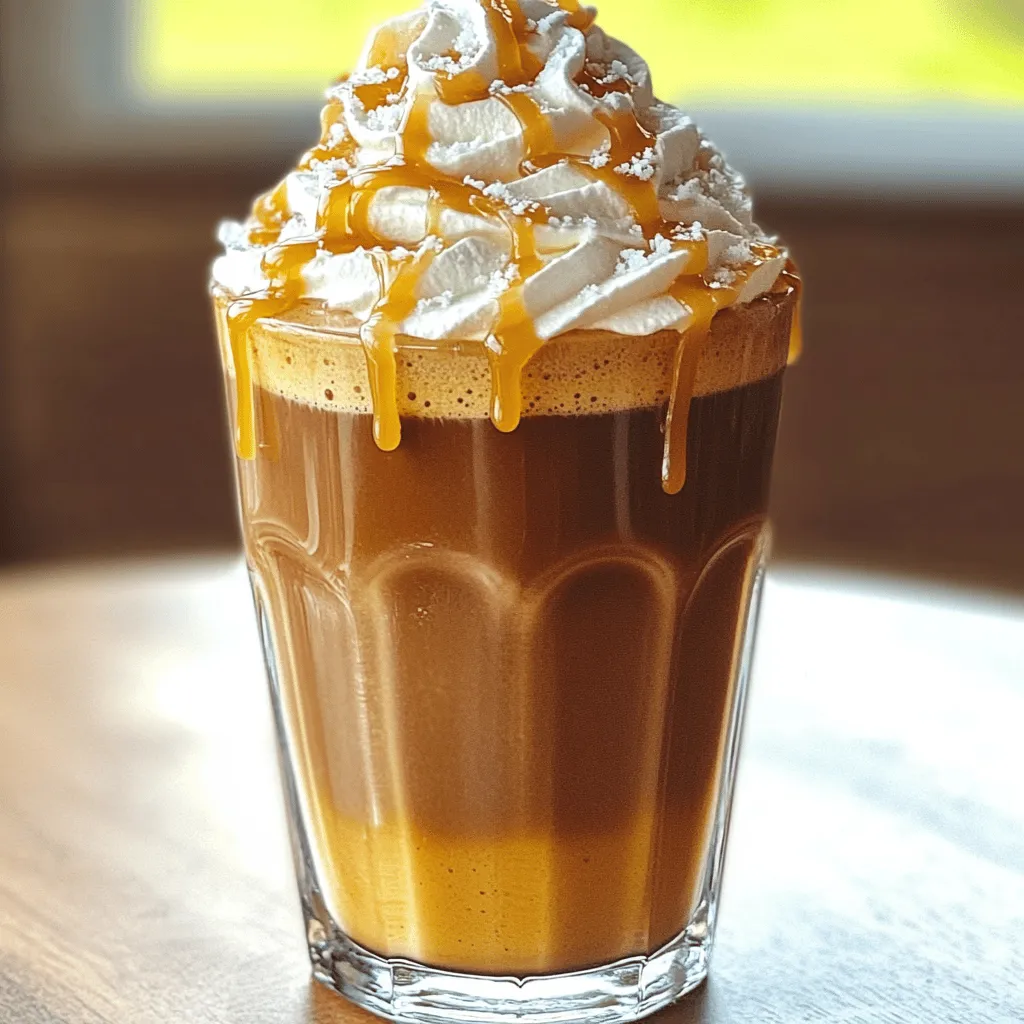 Salted Caramel Mocha Frappe Delightful Cold Treat