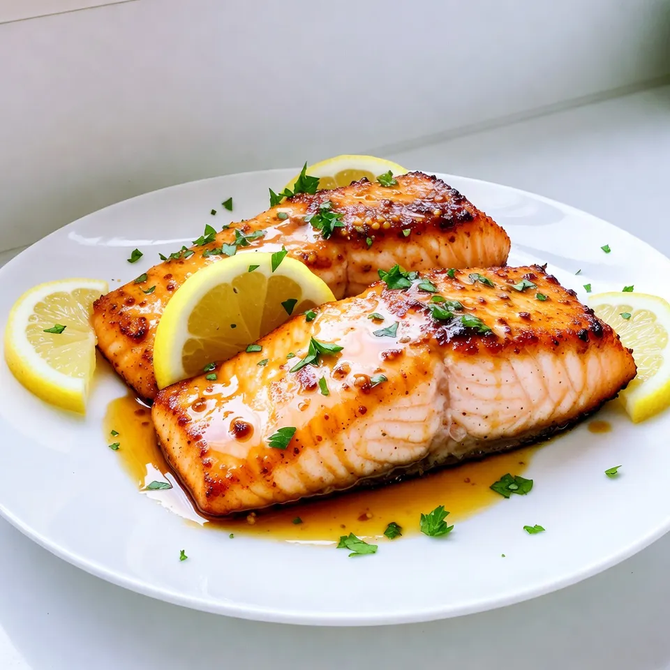 Honey Mustard Glazed Salmon Flavorful and Simple Dish