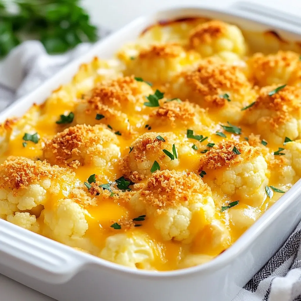 Cheesy Cauliflower Bake Creamy and Flavorful Dish
