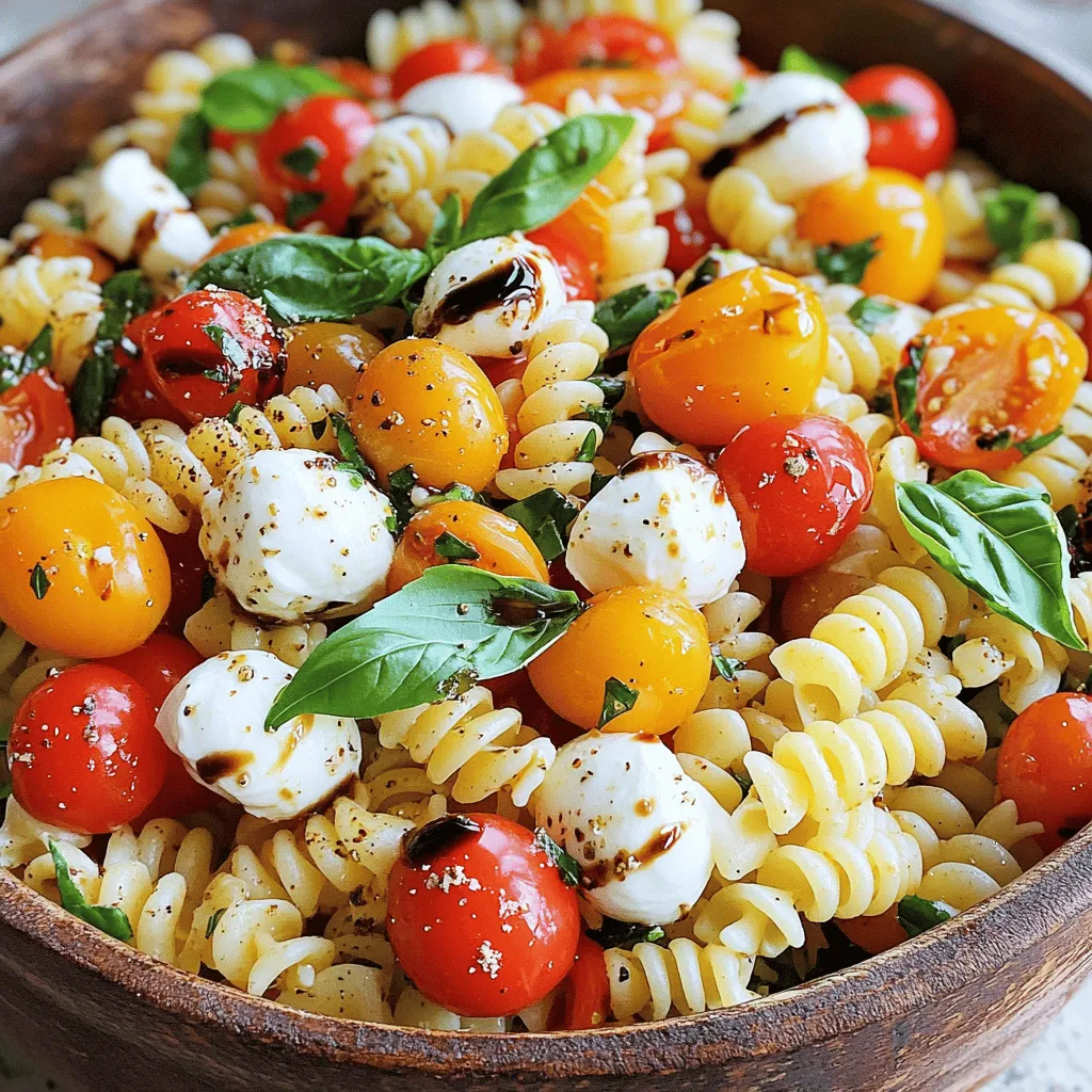 Caprese Pasta Salad Fresh and Flavorful Dish