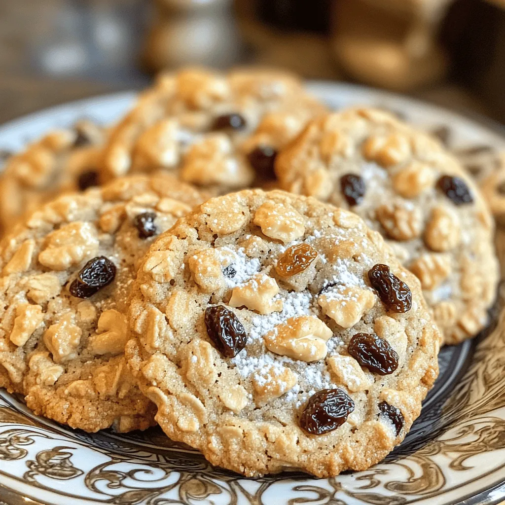 Classic Oatmeal Raisin Cookies Irresistible Treat