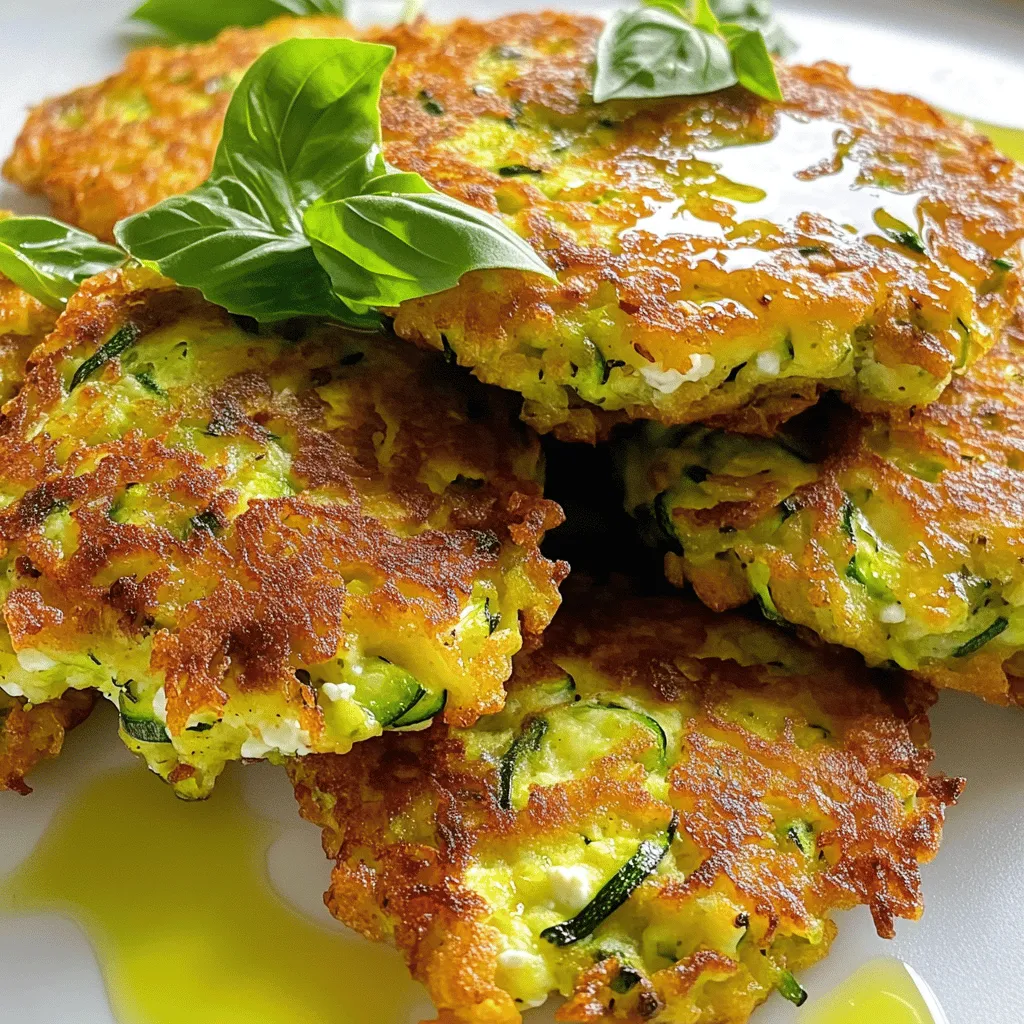 Zucchini Ricotta Fritters Tasty and Crispy Snack