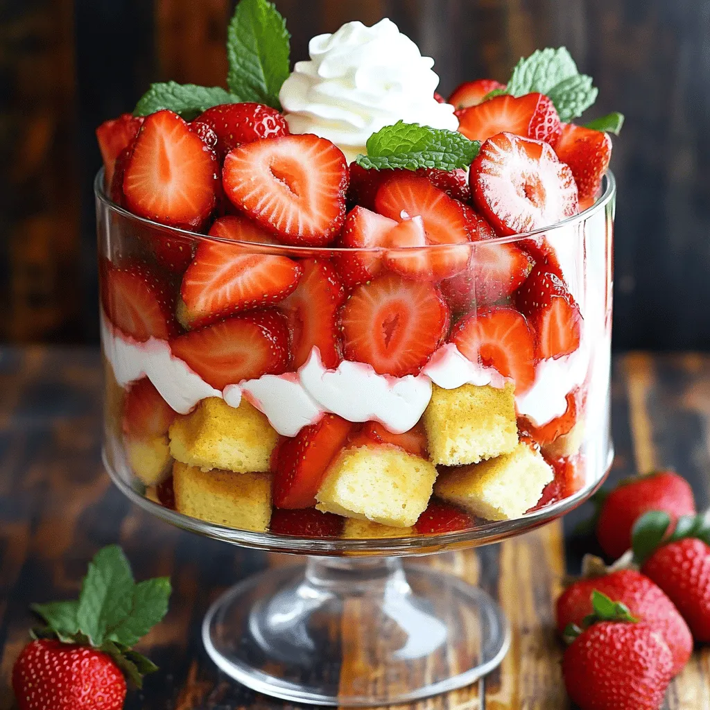Strawberry Shortcake Trifle Fresh and Tasty Delight