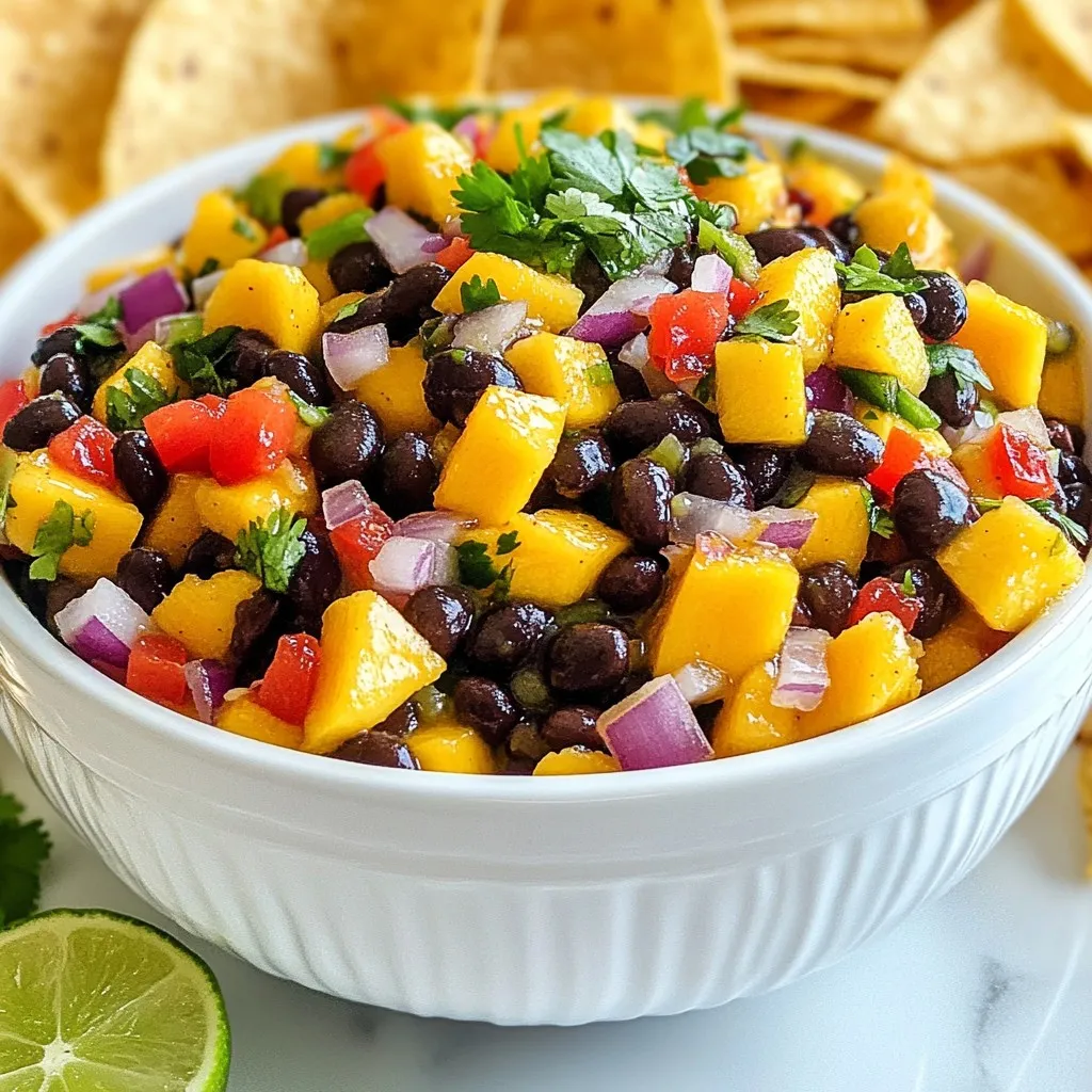 Mango Black Bean Salsa Fresh and Flavorful Delight