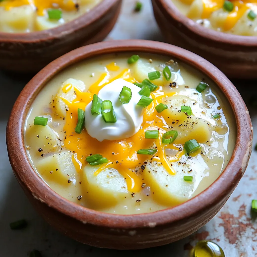 Slow Cooker Loaded Potato Soup Creamy and Comforting