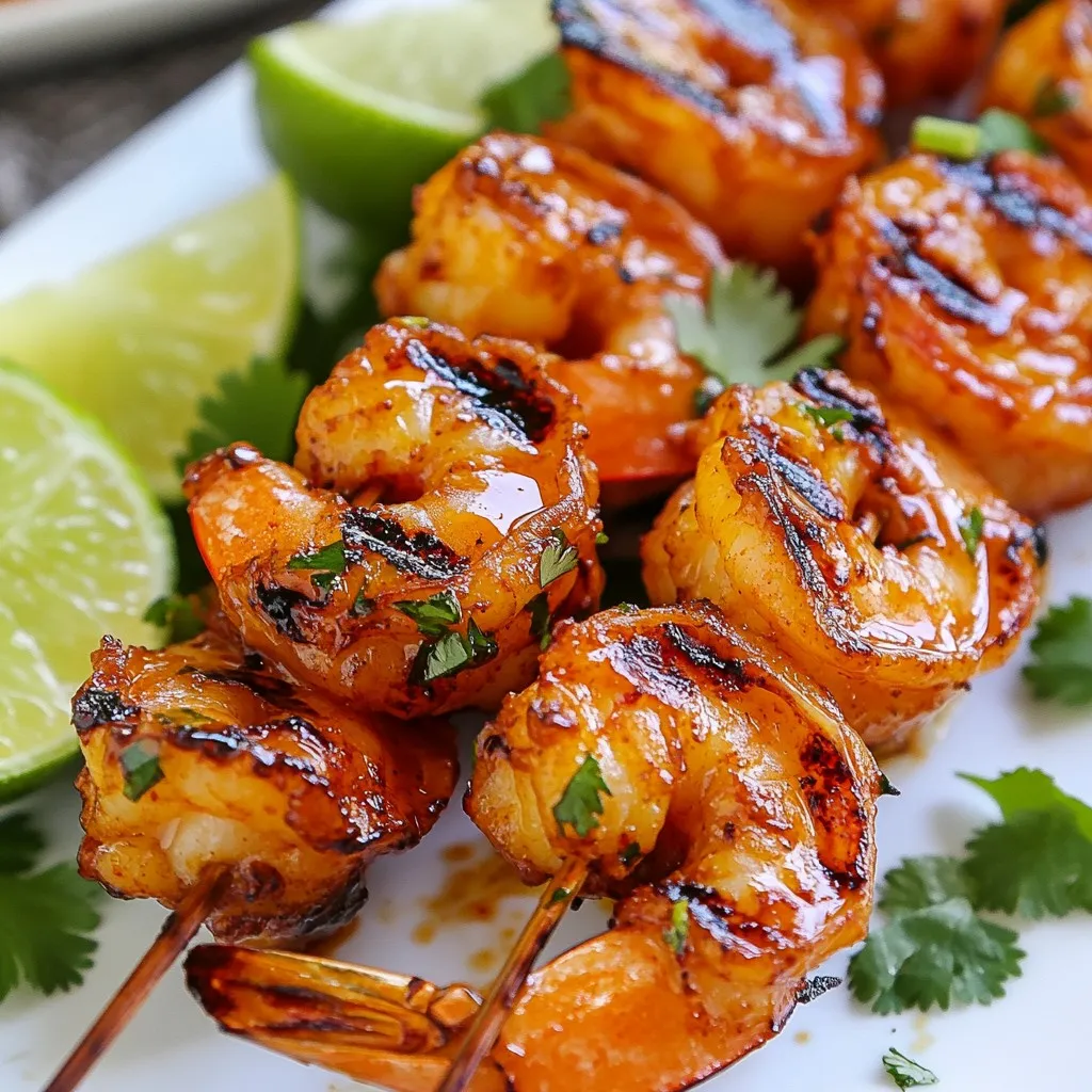 Sriracha Lime Grilled Shrimp Flavorful Dinner Delight