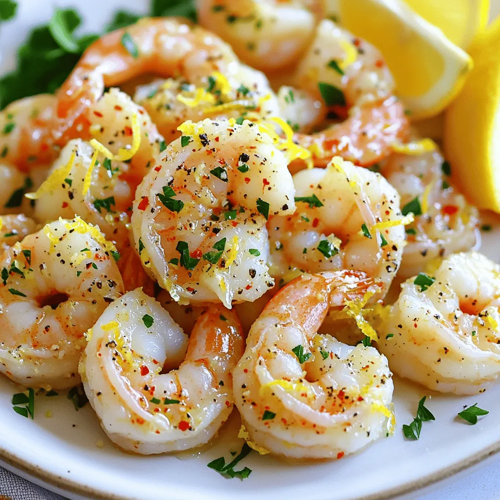 Zesty Lemon Garlic Shrimp Flavorful and Simple Dish
