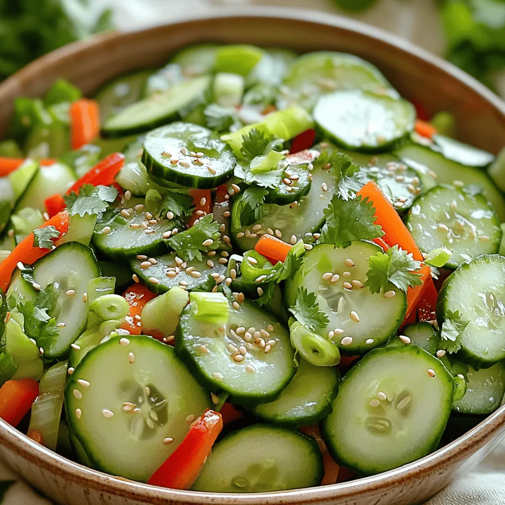 Easy Cucumber Slaw Quick and Fresh Side Dish