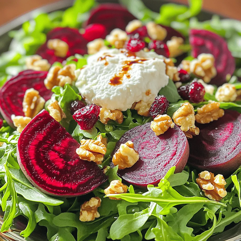Roasted Beet and Goat Cheese Salad Flavorful Delight
