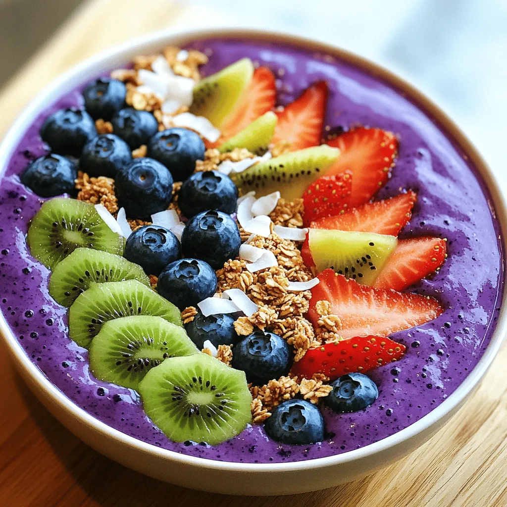 Blueberry Banana Smoothie Bowl Energizing Meal Idea
