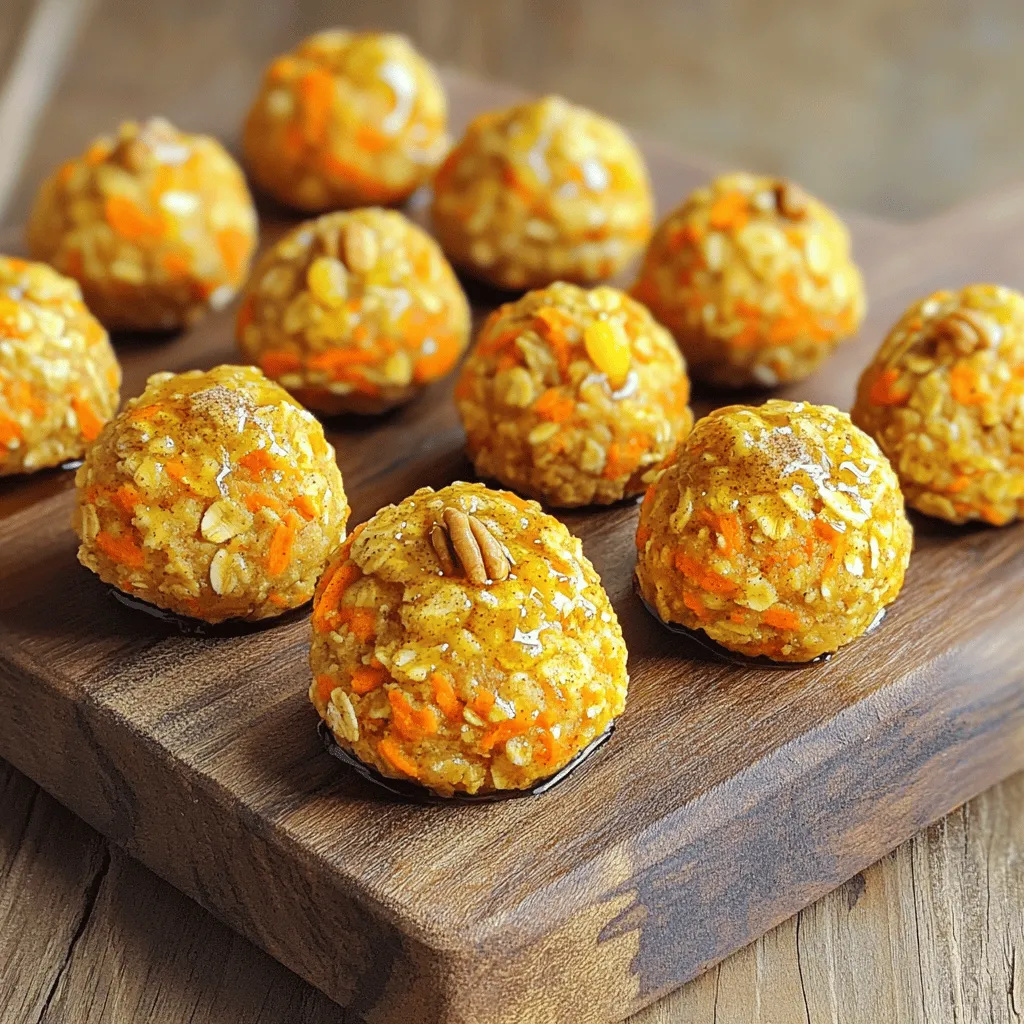 Vegan Carrot Cake Bites Tasty and Healthy Treat