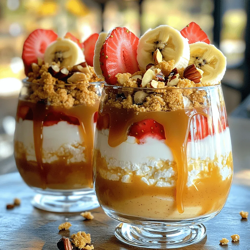 Salted Caramel Cottage Cheese Pudding Delight