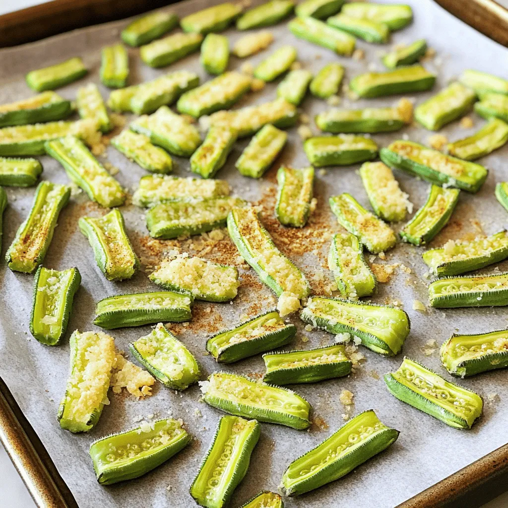 Crispy Garlic Okra Chips for a Flavorful Snack