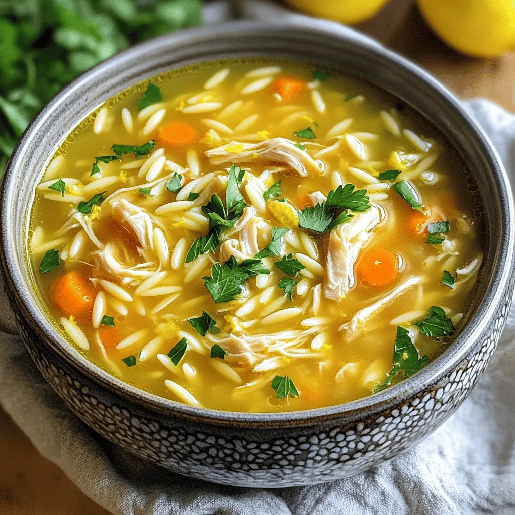 Greek Lemon Chicken Soup Comforting and Simple Recipe