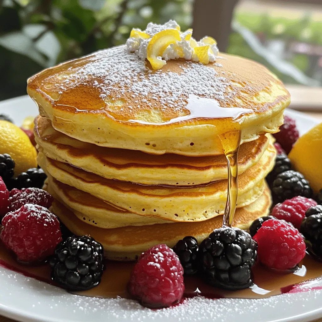 Lemon Ricotta Pancakes Fluffy and Flavorful Breakfast