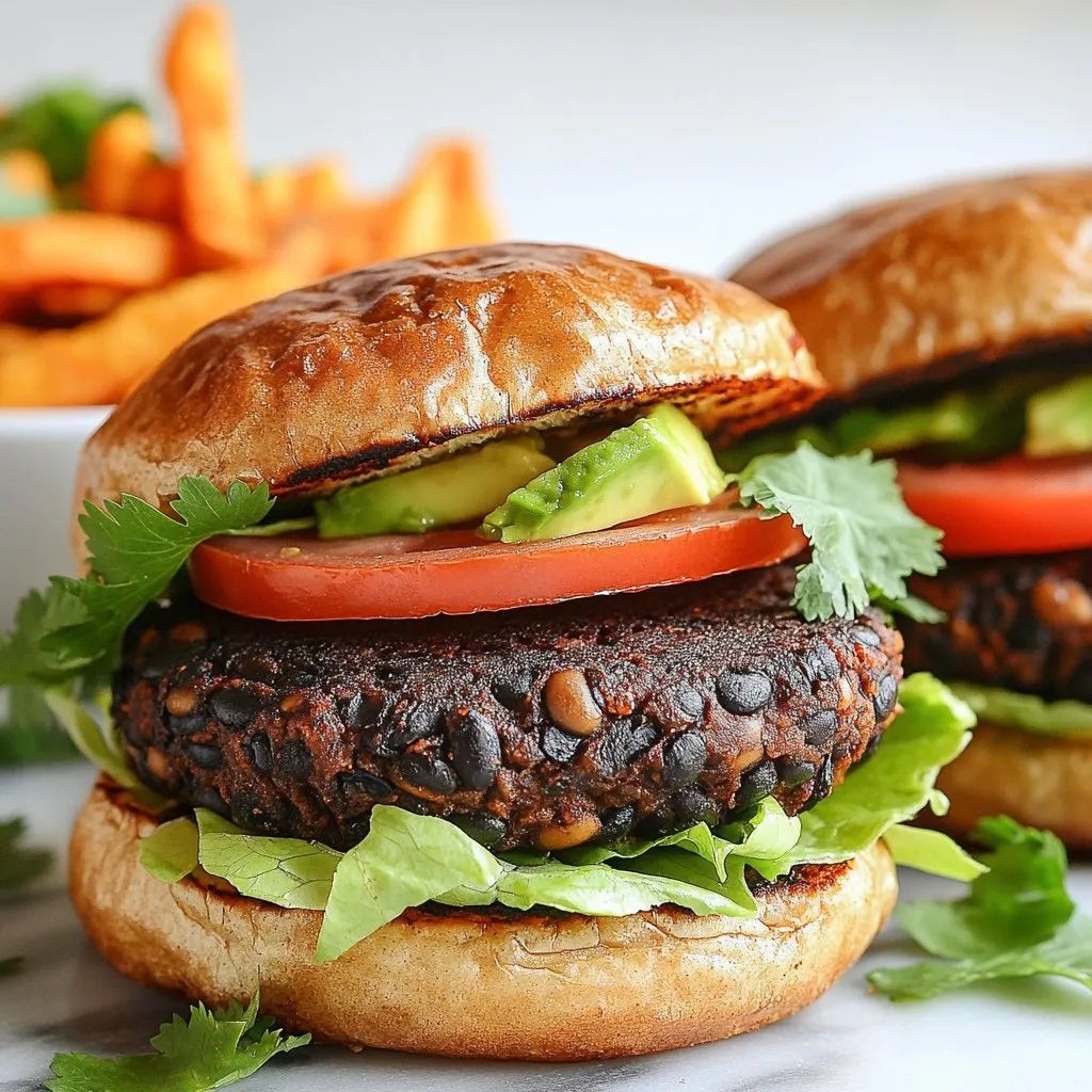 Smoky Chipotle Black Bean Burgers Tasty Flavor Boost