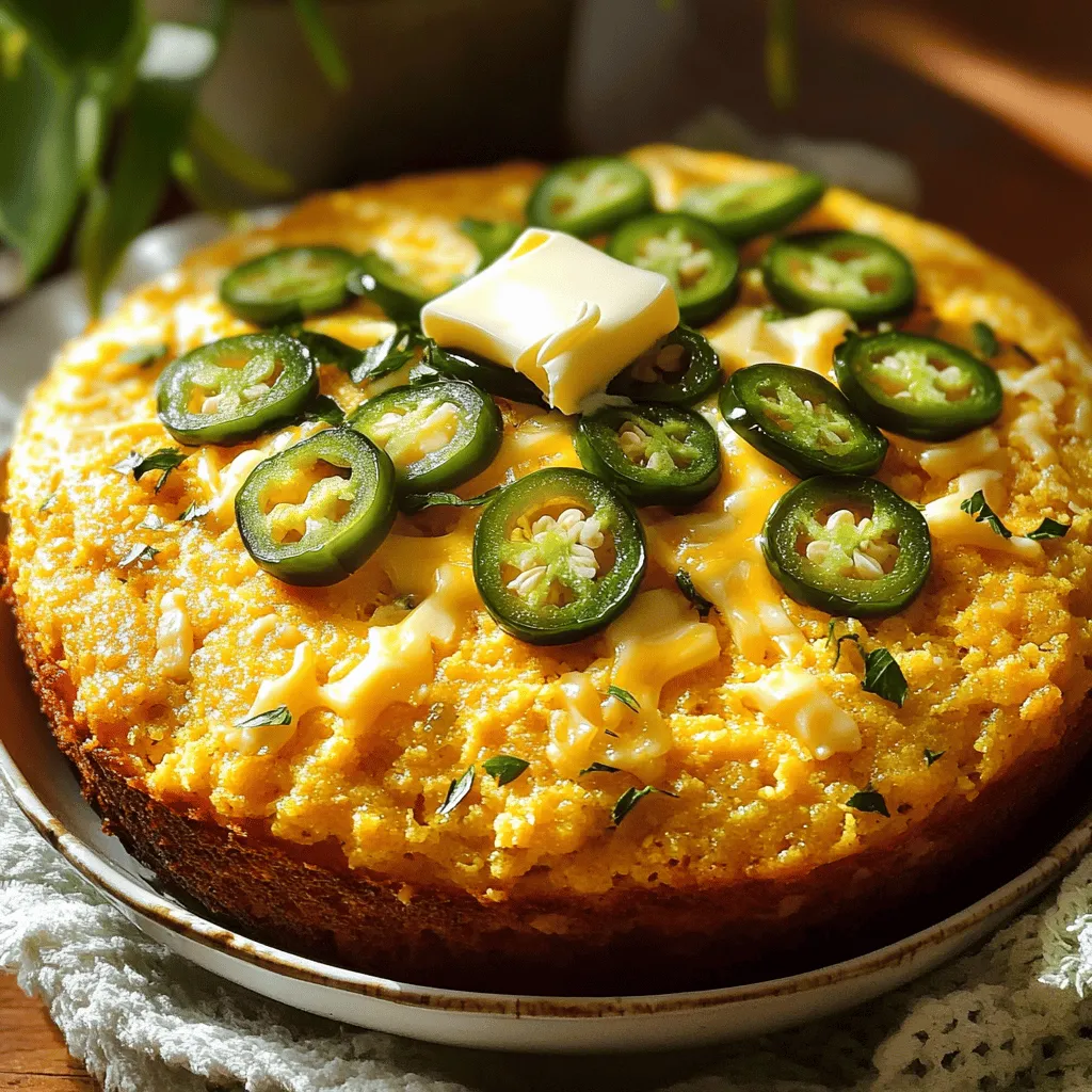 Jalapeño Cheddar Cornbread Flavorful and Easy Recipe