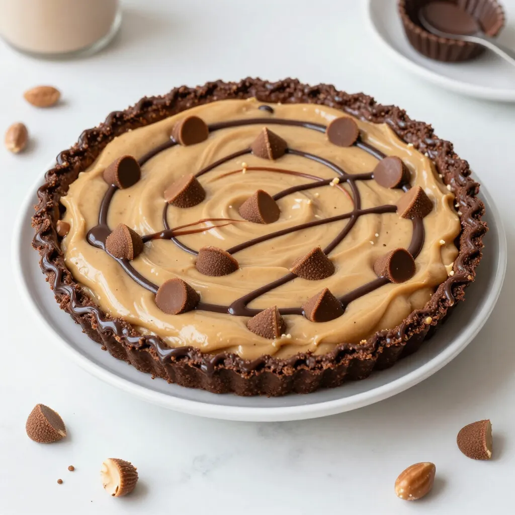 Peanut Butter Cup Icebox Pie Easy No-Bake Dessert