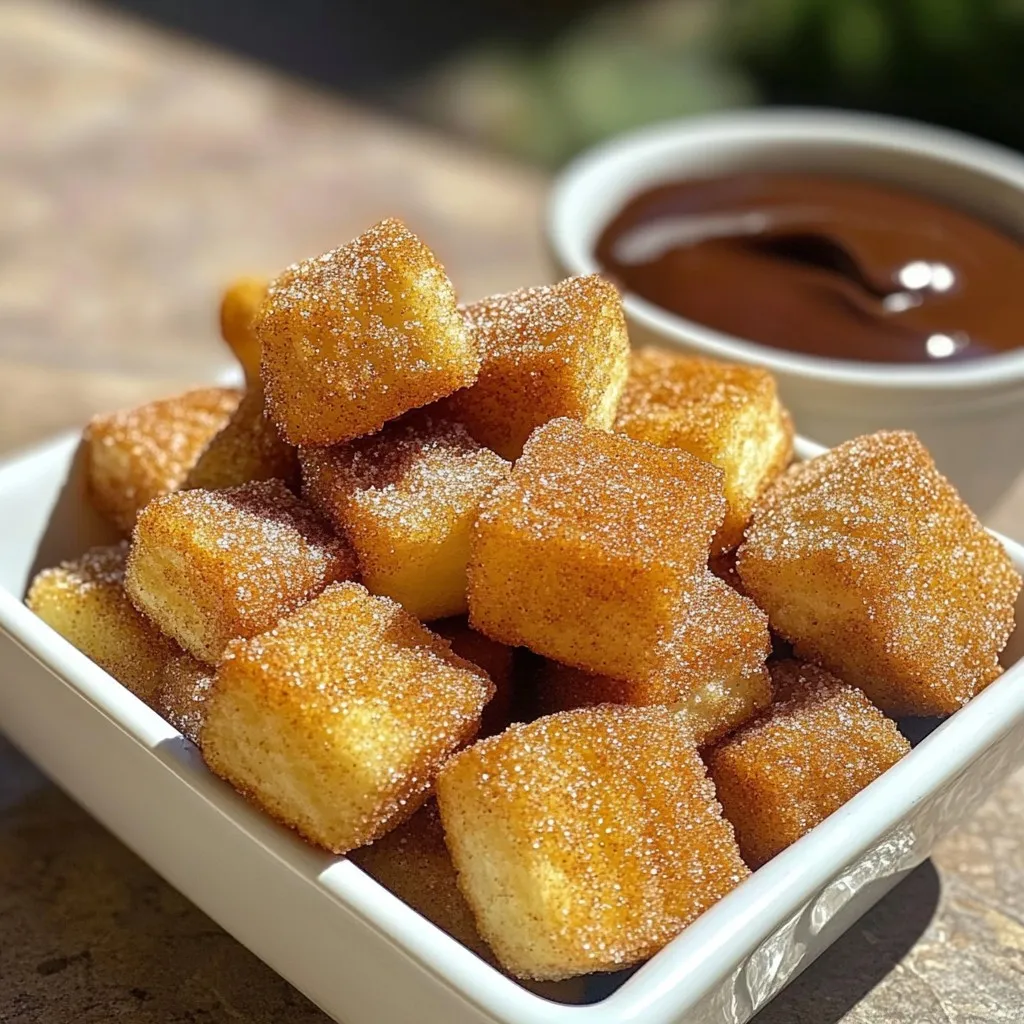 Cinnamon Sugar Churro Bites Delightful Snack Recipe